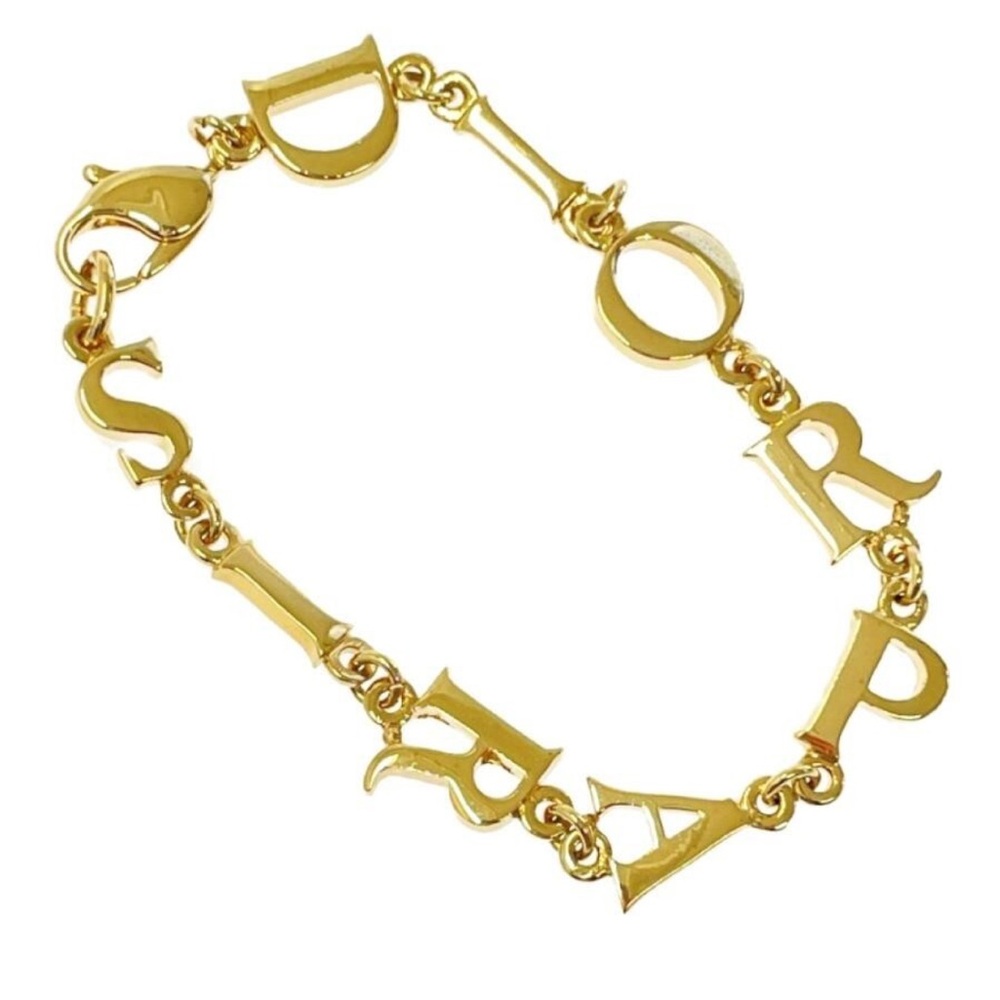 Christian Dior Gold Logo Bracelet